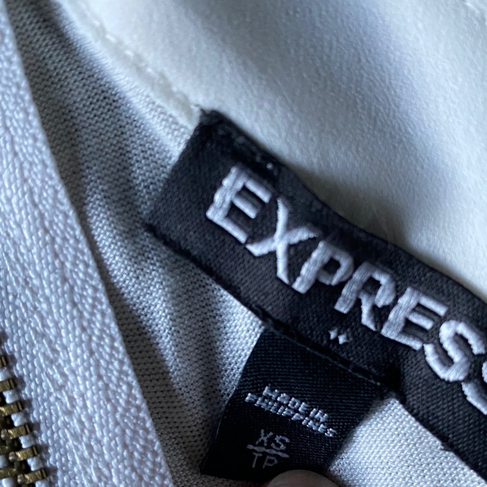 Express White Racerback Tank Top - Picture 3 of 6
